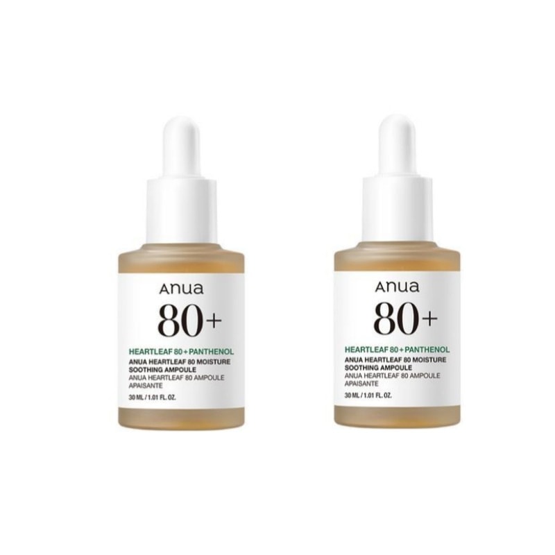 [1+1]ドクダミ 美容液 80 水分補給 アンプル 30ml