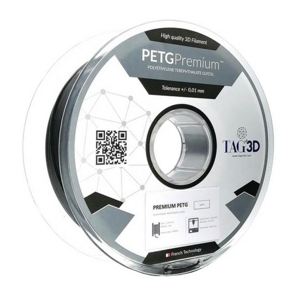TAGin3D PETGプレミアムフィラメン PETGPRM－1．75BK 梱包 保安 補修用品 工場 店舗用機器 3Dプリンター用フィラメント