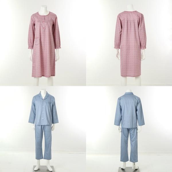 VPAA204MVGNA204_カップル 馬柄 綿 パジャマ 女性ワンピース