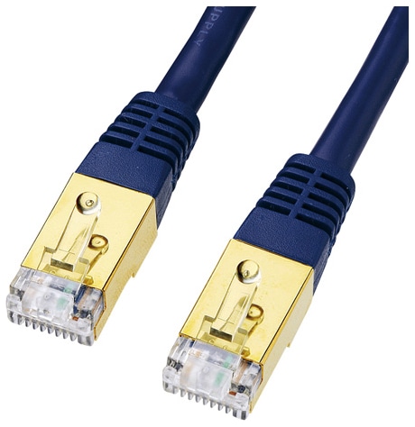 サンワサプライ ノイズに強い高品質なLANケーブル 20m（ネイビーブルー） KBT720NVN