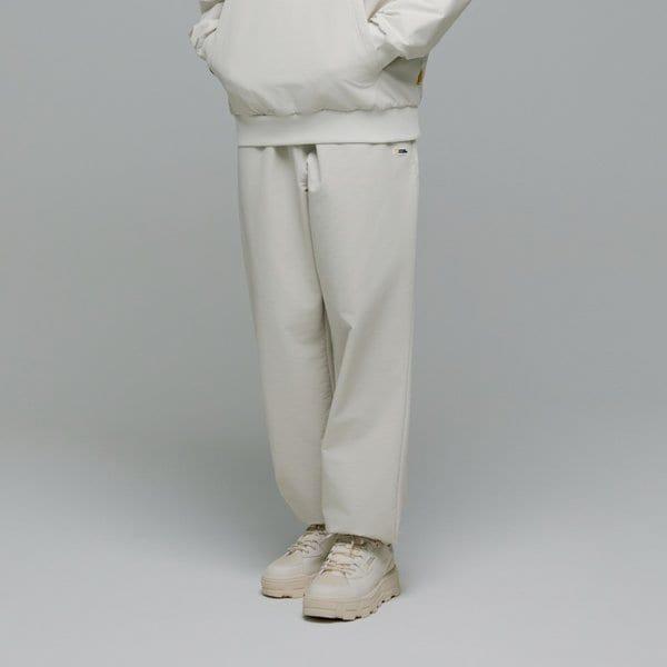 N244UPT950 アルケロン ダブルウォーム起毛ウーブンジョガーパンツ L BEIGE