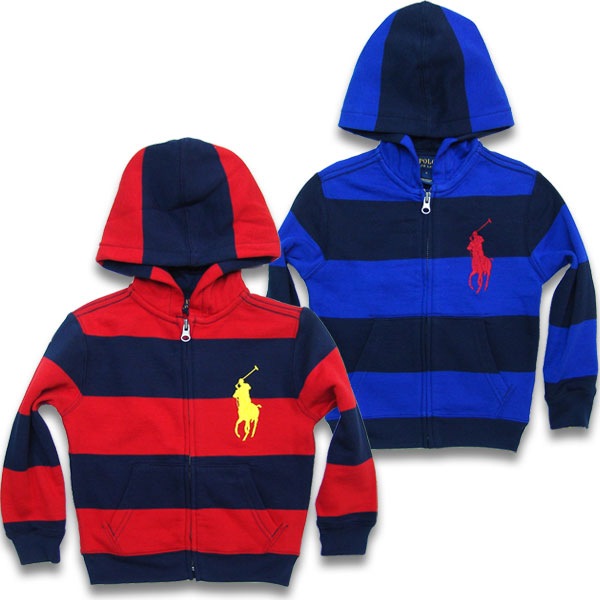 パーカー ボーダージップ 4(105-110cm) 5(110cm) 6(120cm) 7(130c