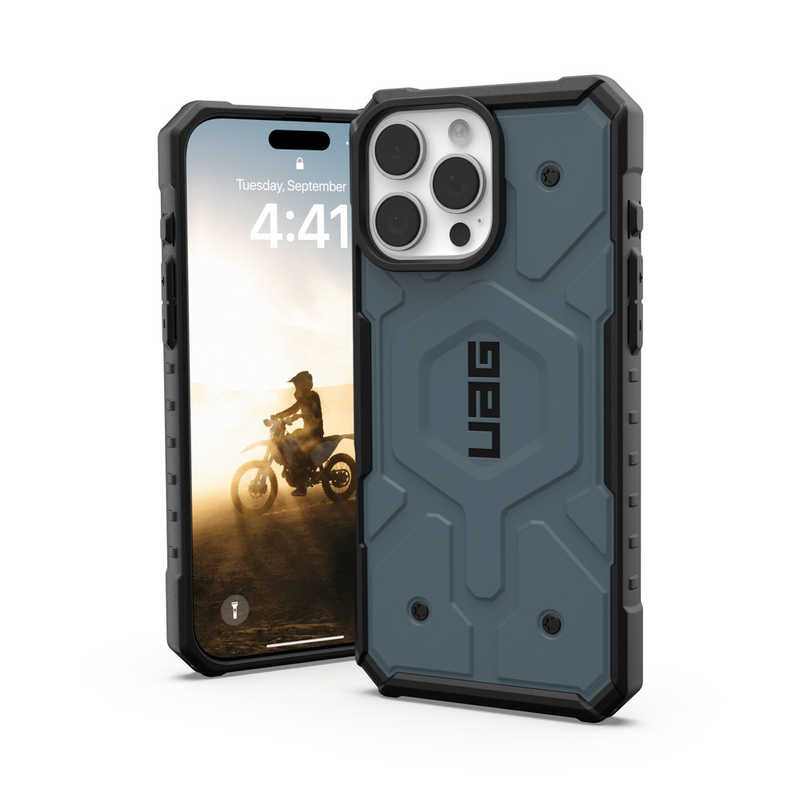 UAG iPhone 16 Pro Max 耐衝撃ケース MAGSAFE対応 PATHFINDER クラウドブルー UAG-IPH24LA-MS-CB