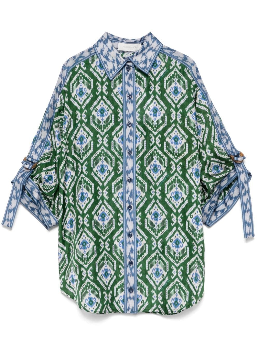 1333TRS251 GRBLIKA GREEN BLUE IKAT 春夏2025 シャツ レディース ia