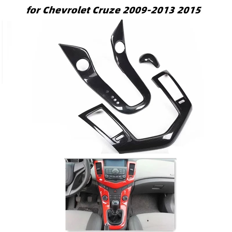 シボレー・クルーズ 2009-2013年用 アクセサリー リアビューミラーカバー インテリアデコレーション センターコンソール エアアウトレット ウィンドウボタンパネル 輸入品