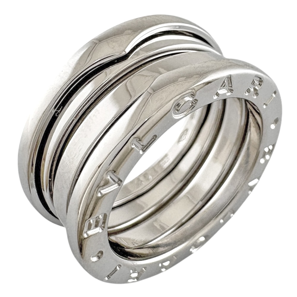 ブルガリ BVLGARI ビーゼロワンリング3バンド(S) ホワイトゴールド 