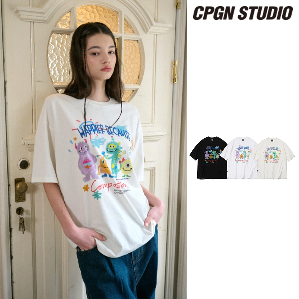 【CPGN STUDIO】 DTP Happy Day Short Sleeve Tee