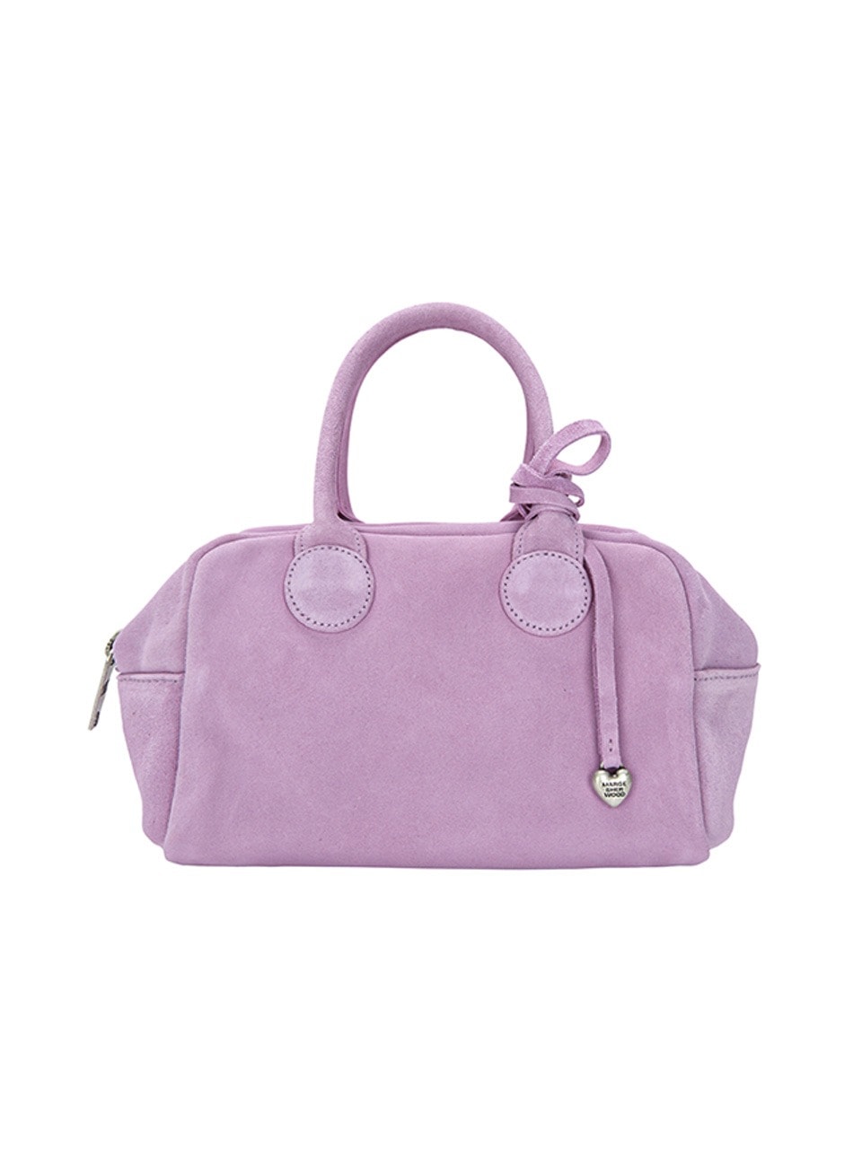 【MARGESHERWOOD】 SOFT BOWLING BAG : LAVEDER PINK SUEDE