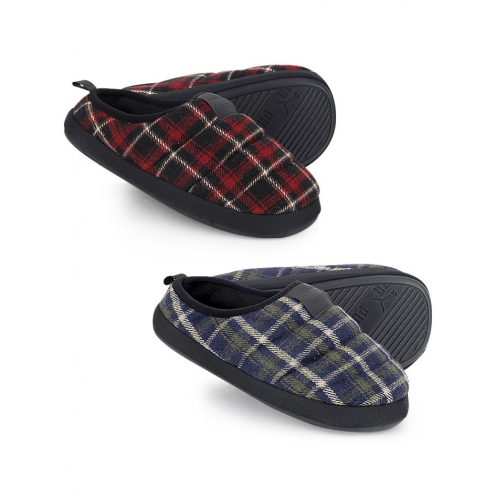 プーマスカフフランネル防寒スリッパ 2種類 386338-01