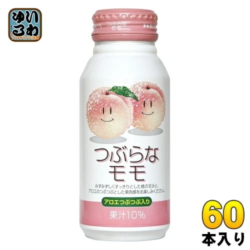 JAフーズおおいた つぶらなモモ 190g ボトル缶 60本 (30本入×2 まとめ買い) 果汁飲料 桃 粒入り