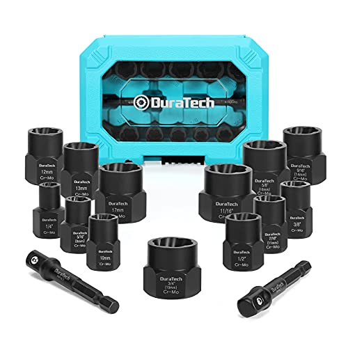 DURATECH ナット抽出ソケットセット ナットツイスター 壊れたボルト抽出器 ナットリムーバー
