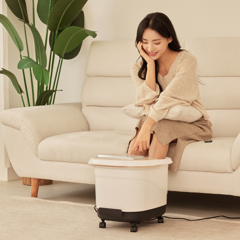 プライム 足湯器 IFB-0922 リモコン 自動回転ボールマッサージ 足マッサージ 湿式足湯器