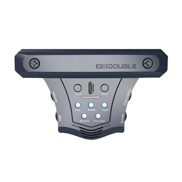 アコースティックギターピックアップ DOUBLE G0 ディレイリバーブ