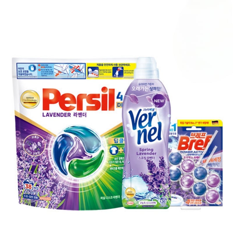 ヘンケルパーシルディスク38個入り1パック+バーネル0.9L+ブレフ2Pラベンダー香 5,396円