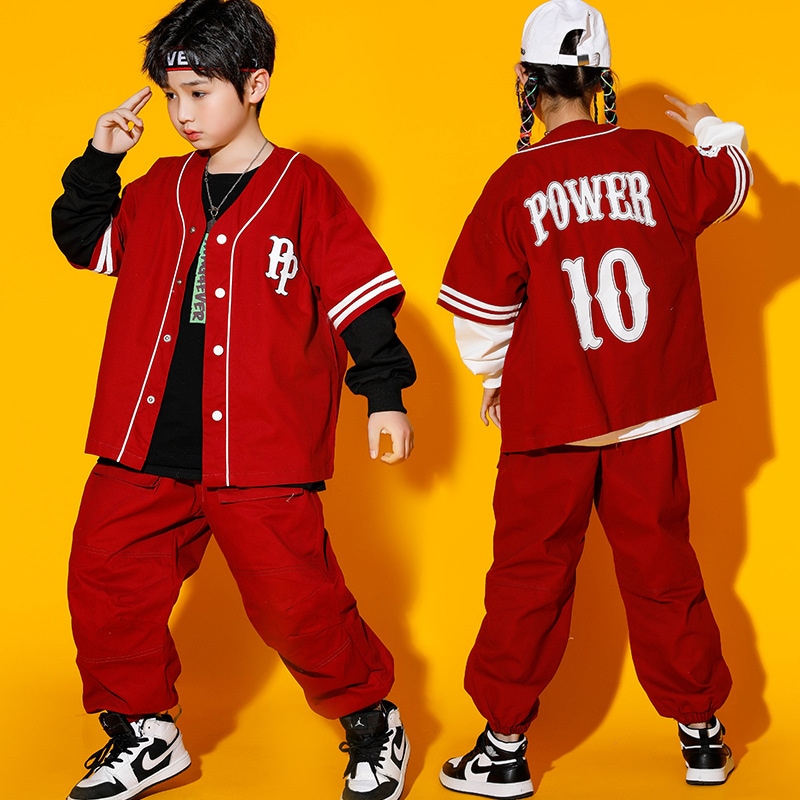 Xiwutang Children s Day Street Dance Costume Boys Set Girls Hiphop Hip Hip Danceコスチューム