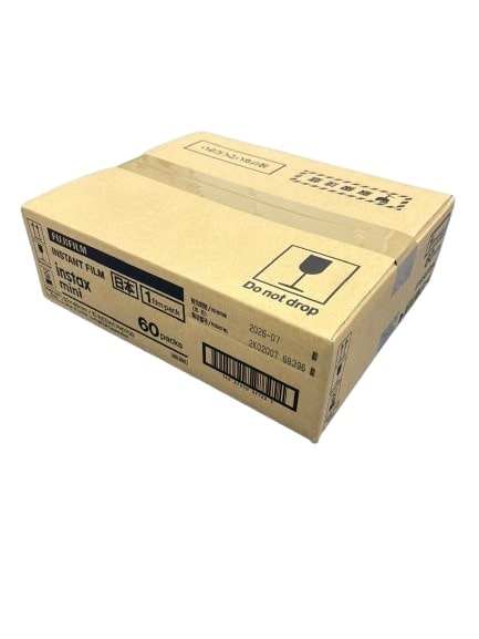 【カートン】富士フィルム チェキフィルム 無地 10枚 INSTAX MINI JP 1 新品 未開封 業務用