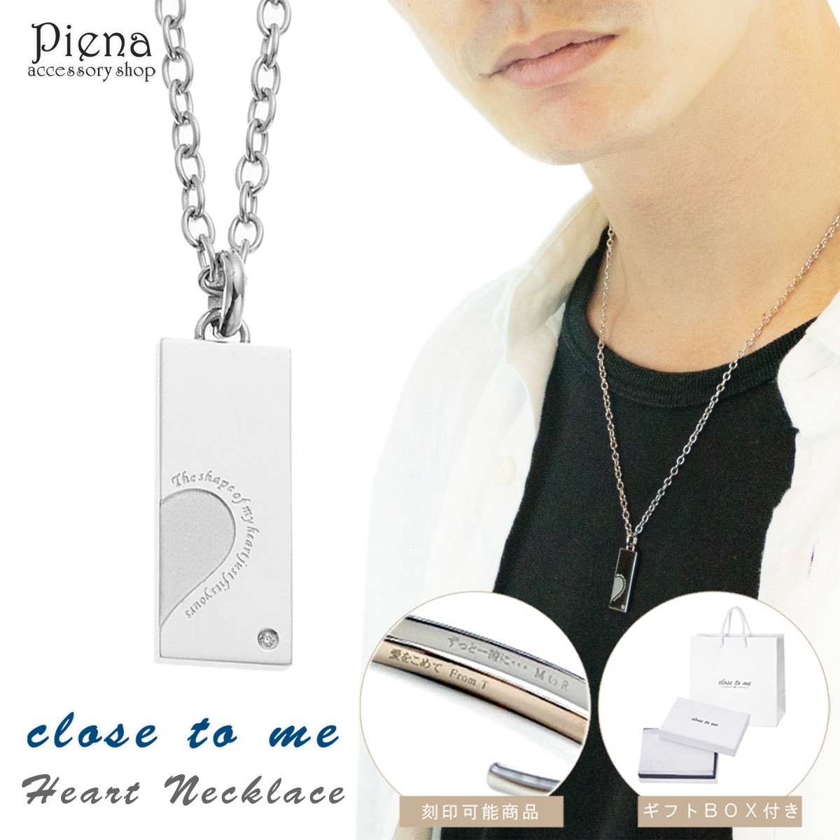 ネックレス レディース メンズ サージカルステンレス プレート キュービックジルコニア