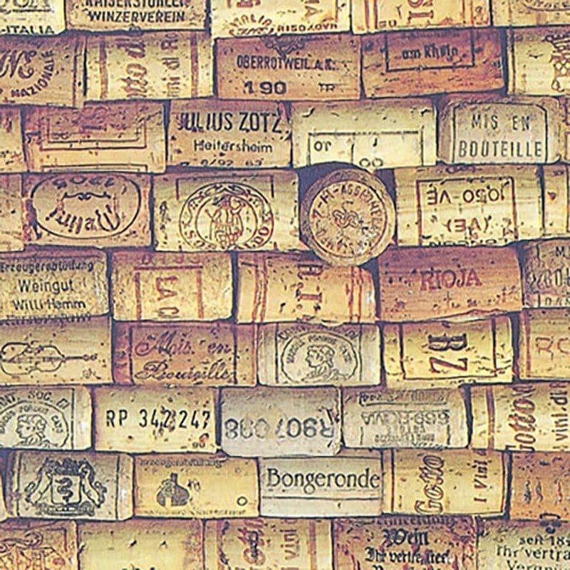 （まとめ買い）シモジマ HEIKO 包装紙 ファンシー柄 半才 コルク 50枚 750x528mm ラッピング用品 002411634 [x3セット]