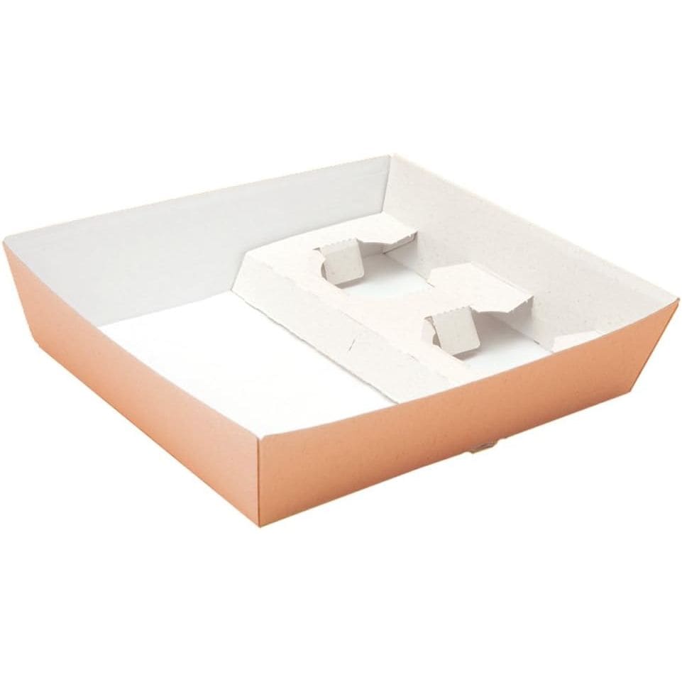 （まとめ買い）シモジマ HEIKO 食品容器 エコパームボックス ランチトレー ホルダー付 20枚 天面240x215/底面220x190/高55mm 004247801 [x3セット]