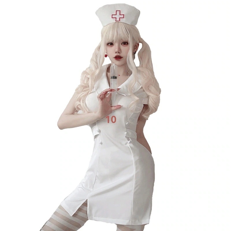 【当日出荷】ハロウィン コスプレ コスチューム ナース ハロウィン ナース服 ワンピース セクシーコスプレ 女医 医者 看護婦 看護師 衣装 仮装