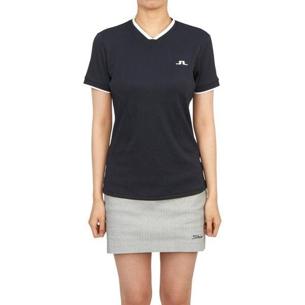 J.LINDEBERG 女性ゴルフウェア半袖Tシャツ GWJT07583 6855