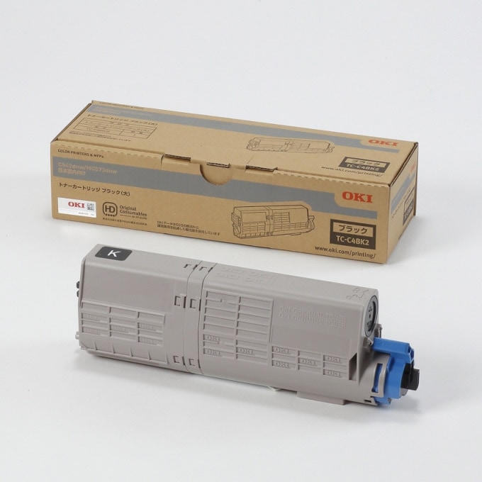 OKI [TC-C4BK2] トナーカートリッジ(大) ブラック (MC573dnw/C542dnw