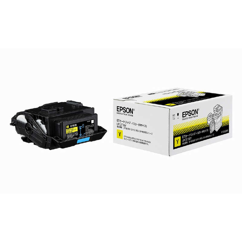 エプソン　EPSON　純正トナー ETカートリッジ イエロー Mサイズ　LPC3T38Y