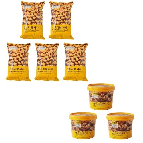 ノーブランドワンソラ型菓子250g×5個+チョコチップクッキー400g×3個学校事務所 7,965円