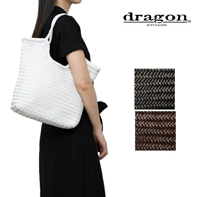 【正規品】DRAGON DIFFUSION ドラゴンディフュージョン レザー メッシュバッグ 新色 ショルダーバッグ トートバッグ ポシェット 8914MINI FLAT GORA レザーバッグ バッ