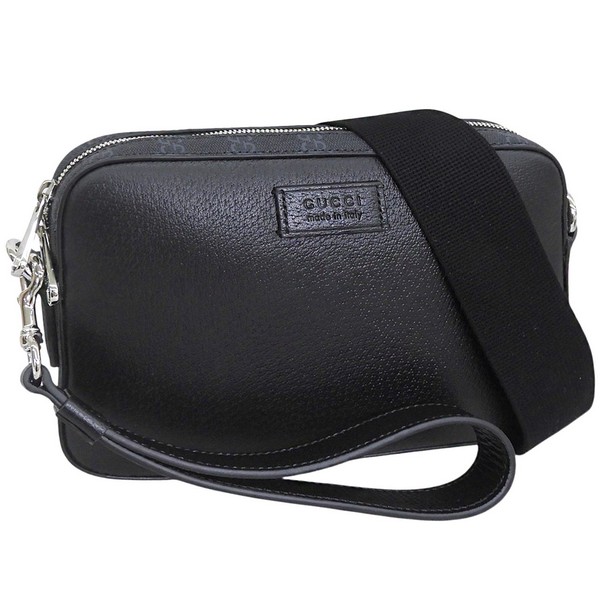 グッチ バッグ メンズ 2WAY ショルダーバッグ クラッチ セカンドバッグ アウトレット レザー ブラック GUCCI BLEND CROSSBODY BAG 795465FADJK1000 GUC