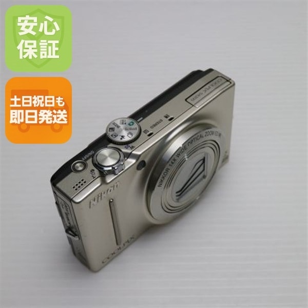 美品 COOLPIX S8200 プラチナシルバー デジカメ Nikon 113