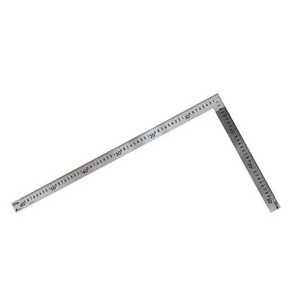 シンワ 曲尺中金普及型60×30cm 63410 ステンドウメ 大工道具 測定具 曲尺