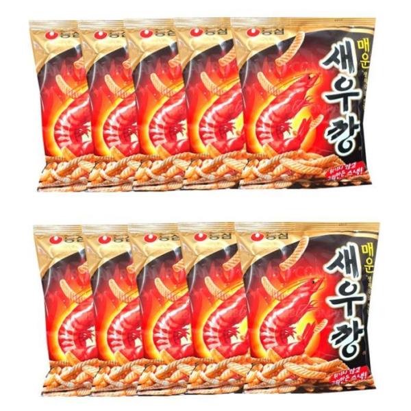 RGM71RPP 農心辛いセウカン 辛いセウカン エビ味の辛いお菓子