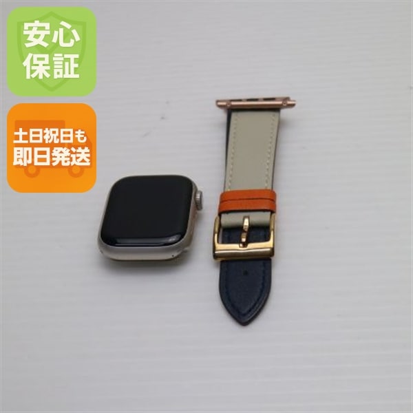 美品 Apple Watch Series8 41mm GPS+Cellular スターライト スマホ 中古土日祝発送OK 即日発送　　 26
