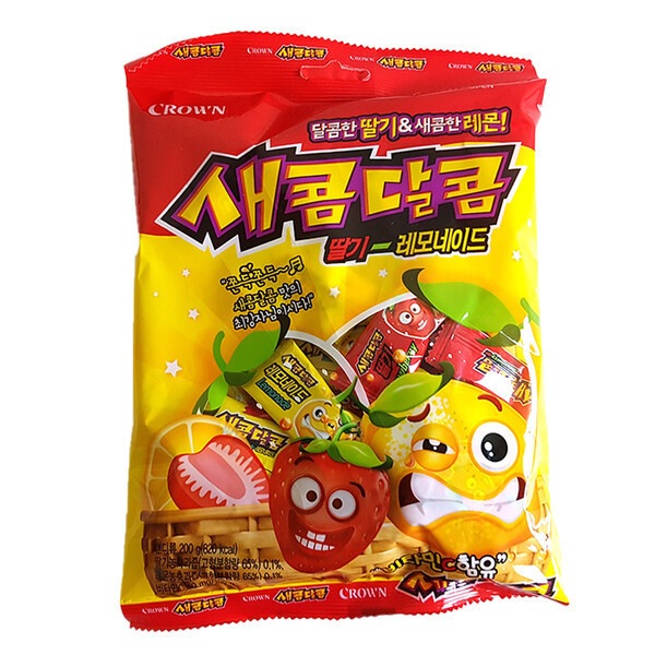 クラウン製菓 甘酸っぱいイチゴレモネード 200g 20個 8,341円