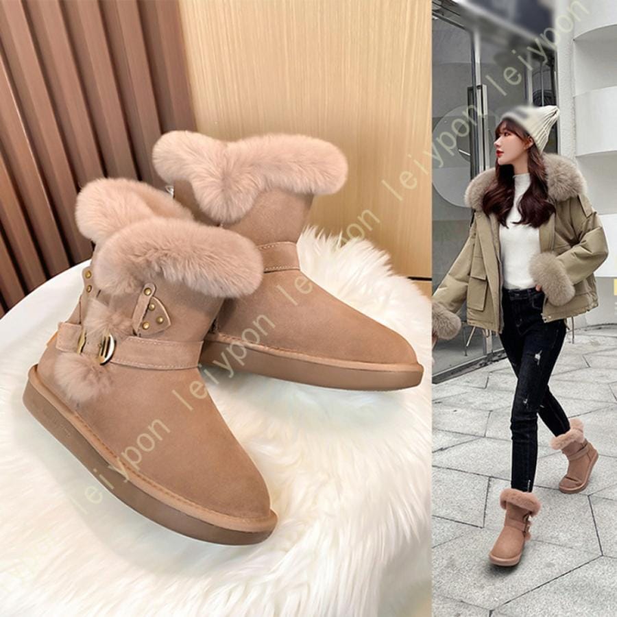 スノーブーツ レディース 滑らない ブーツ ロングブーツ ショート靴 スノーシューズ 冬靴 大きいサイズ 防寒 暖かい おしゃれ 防滑 痛くない