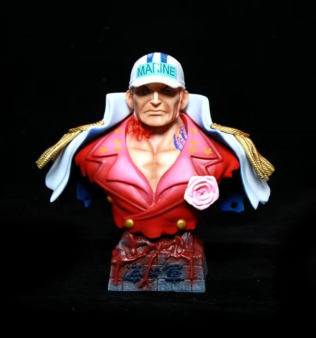 Qoo10] ワンピース三将星赤犬青キジ黄猿バスト箱入 : おもちゃ・知育