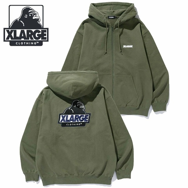 スランテッドOG ジップフーデッドスウェットシャツ [101253012004] SLANTED OG ZIP HOODED SWEATSHIRT メンズ トップス パーカー OLIVE 正規取扱店 10,868円