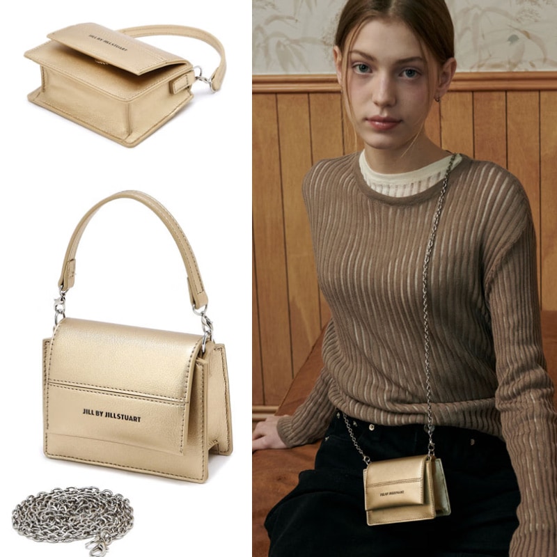 [BREAD] GOLDゴールド チェーンミニクロスバッグ / チェーン脱着可能 / JLBA3F957GD