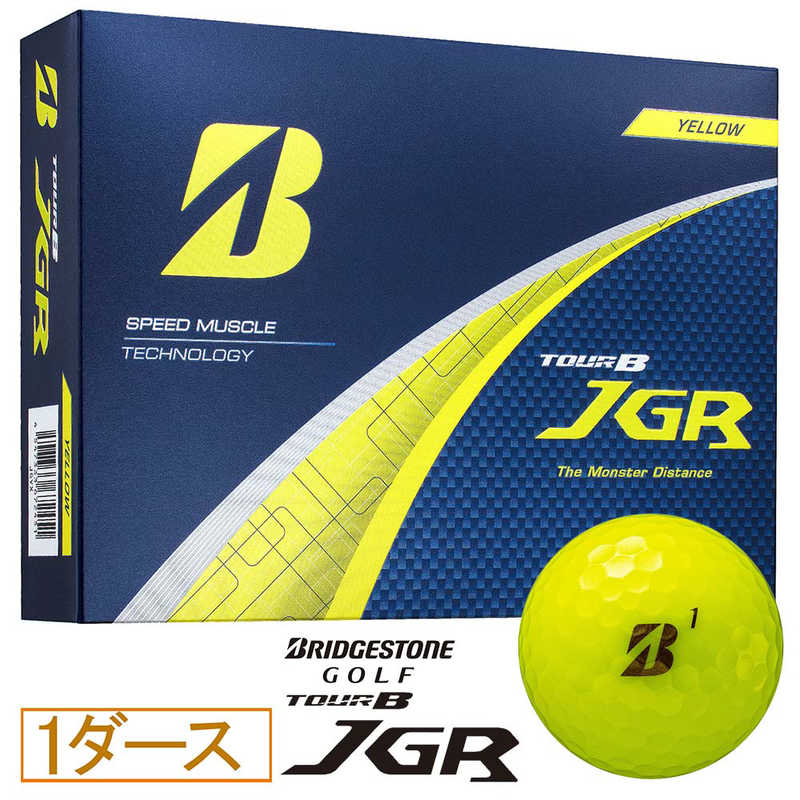 ブリヂストン　ゴルフボール TOUR B JGR ［12球(1ダース)］ イエロー　J5YX