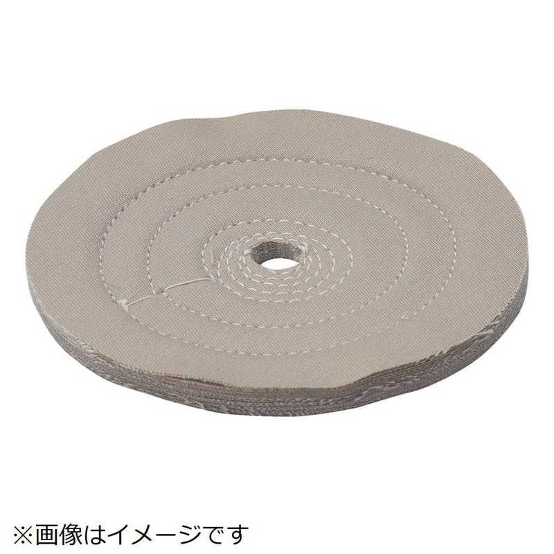 トラスコ中山　茶カツ仕上げバフ 外径Φ150X穴径12.7mm 5個入　TTB1504