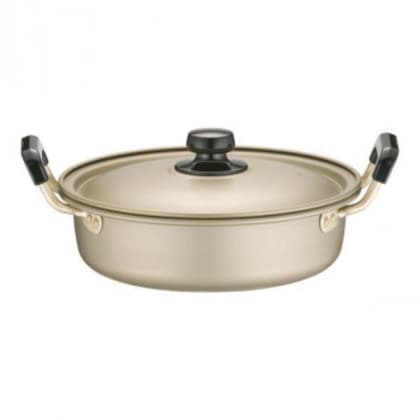 アカオアルミ しゅう酸 実用鍋 浅型(硬質) 22cm AZT8803