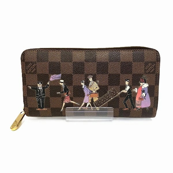 ルイヴィトン イリュストレ ジッピー・ウォレット N63004 ラウンドファスナー 長財布 【中古】