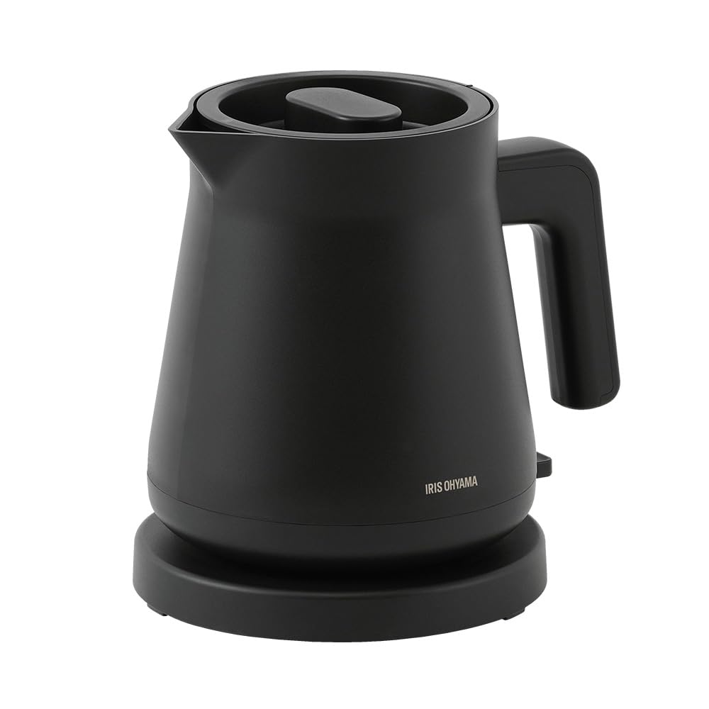 【Amazon.co.jp限定】【転倒湯漏れ防止】アイリスオーヤマ 電気ケトル 800ml 1250W スピード沸騰 空焚き防止 自動電源オフ 安心安全 シンプル お手入れ簡単 ブラック IBKT-8 5,095円