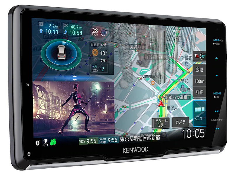 爆売りセール開催中 KENWOOD カーナビゲーション 彩速ナビ MDV-D410