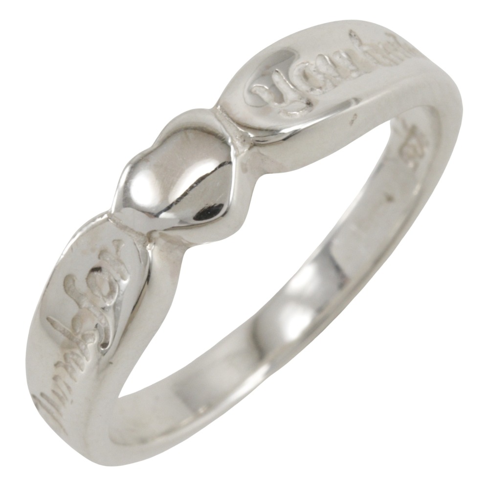 ハート リング・指輪 シルバー925 13.5号 約3.1g レディース 中古品