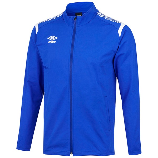 アンブロサッカー ジュニア ウォームアップジャケット ブルー 130 UAS2350J BLU 130