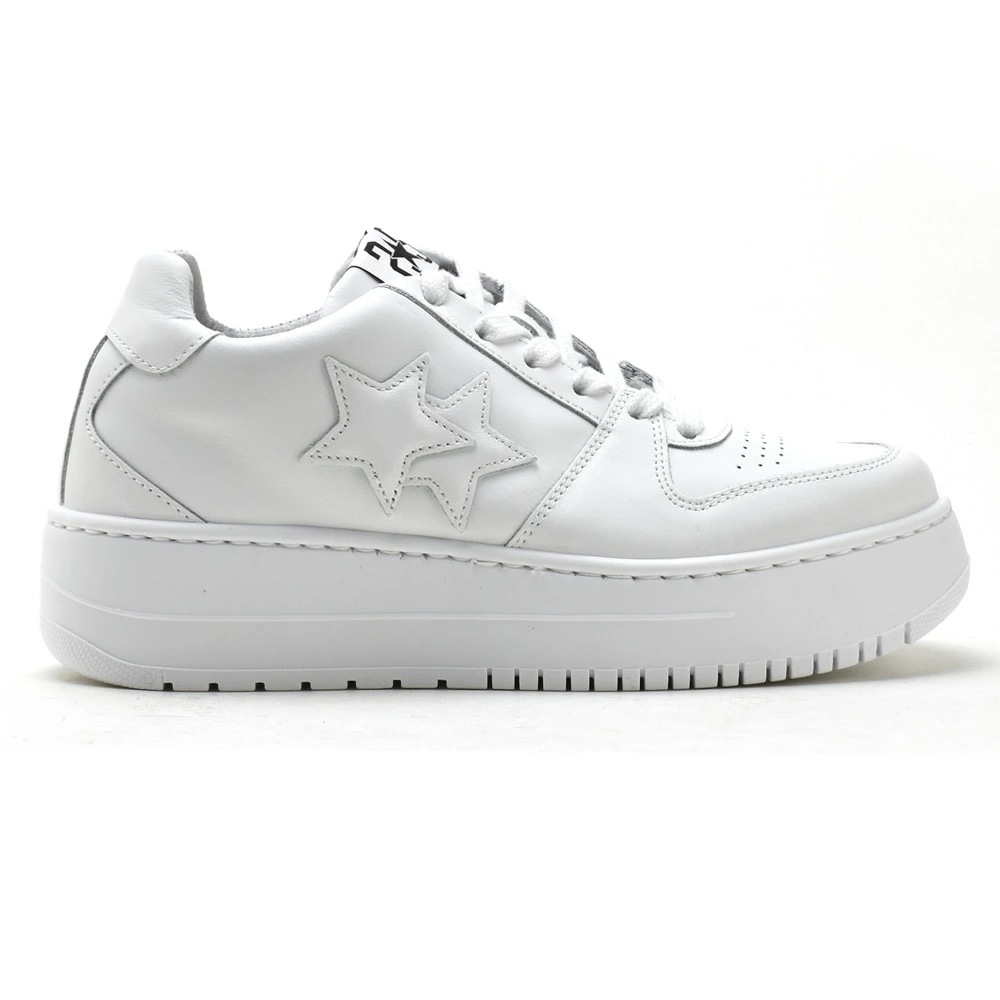 2STAR ツースター スニーカー レディース ローカットスニーカー 厚底 レザー ホワイト 白 3270-009 21,097円