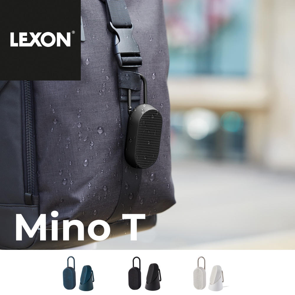 【国内正規品】Mino T ポータブルスピーカー カラビナ付き USB-C充電式バッテリー　2台接続でTWS対応 セルフィーシャッター機能