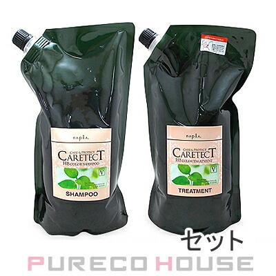 ナプラ ケアテクトHB カラーシャンプー V (ハリコシタイプ) (レフィル) 1200ml + カラートリートメント V (ハリコシタイプ) (レフィル) 1200g 【セット】
